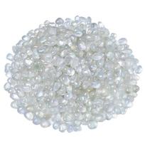 Seven-Color Crystal Gravel for Fish Tanks, Bonsai, Buddha Offerings, Manicures, Demagnetization, and Room Decoration. 7-9mm 1000g gray