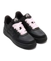 IH2034-010 Nike  Air Force 1 Low Black Satin (Women's) 6.5W black