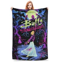 Buffy the Vampires Slayers Mesti pledas sofai Siaubo filmo Minkštas pūkuotas pliušinis pledas Įvairių dydžių lovatiesės visiems sezonams 75cmx90cm