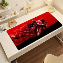 A-Aprilia Cool Motorcyle Mouse Pad Computer Laptop Rubber Non-slip Mouse Mat Mousepad Gamers Decoracion Desk Mat 30cmx60cm(11.8x23.6inch) red