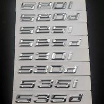 Automobilio bagažinės ženklelis  BMW 5 serijai E39 F10 E60 F11 530d 520d 520i 535d 535i 540i 525d 530i Emblemos raidės Lipdukas Priedai ud2 545i