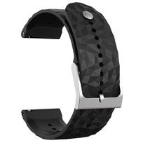 24 mm dirželis Suunto 9 7 sportiniam laikrodžiui Silikoninė kvėpuojanti apyrankė Laikrodžio dirželis suunto spartan sport wrist hr 24 mm 24mm black
