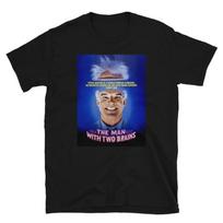 steve martin  the man with two brains  movie T-Shirt 100 blue