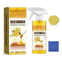 Beeswax Wood Polish: 120ml Natural Micro-Molecularized Formula Nourishes Wood Fibers - Non-Greasy Waterproof Protection Furniture Restorer for Cabine yellow geltona