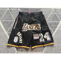 Vyriški moteriški krepšinio šortai su pilna siuvinėjimo NBA komandos sportinė apranga Atletiški sporto salės bėgimo kelnės XXXL