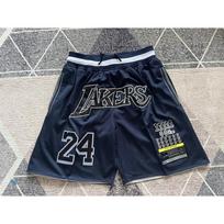 Vyriški moteriški krepšinio šortai su pilna siuvinėjimo NBA komandos sportinė apranga Atletiški sporto salės bėgimo kelnės XXXL