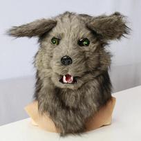 Gyvūno galvos kaukė vakarėlio kaukės burna gali judėti pilno veido kostiumas makiažas kamuolio aprangos rekvizitas pliušinė kaukė vakarėlio Cosplay Helovino dekoras