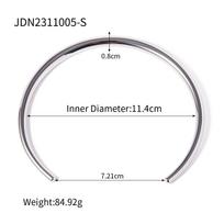 Uworld Glossy Vintage Stainless Steel Choker Jewelry Gifts Accessories Fashion Jewelry Waterproof white