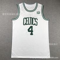 Boston Celtics NBA Basketball Jersey 4 Jrue Holiday Green Black Embroidered Fan Apparel Unisex Adult XXL