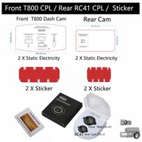 for 70mai Dash Cam 4K T800 Reduce Glare Reflect for 70mai Rear Cam RC41 CPL Filter