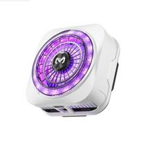 MEMO CX21 Phone Cooler 9V/2A Semiconductor Cooling Fan Radiator Silent Magnetic Back-clip Universal for Live Streaming Gaming 6 CX21-White purple