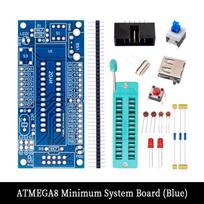 ATmega8/18/88 AVR Minimum System Board Kit, DIY Development Board with ZIF Socket & Components