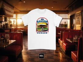 Big Kahuna Burger Shirt | Tarantino T-Shirt | Pulp Fiction Graphic Tee | Movie Shirt | Quentin Tarantino Gift L brown
