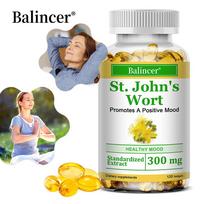Balincer St. John's Wort Softgels , Promotes Positive Mood & Support Healthy Mood, 120 Softgels gray