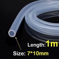 Out Diameter 4~16mm Food Grade Plumbing Hoses Beer Milk Pipe Silicone Rubber Hose Flexible Tube 7x10 mm