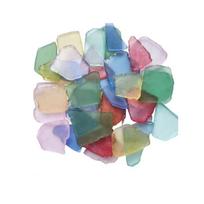500g Weight Tumbled Seaglass Pieces No Hole Raw Finish Sea Glass Irregular Sea Glass  Home Decor about 25~50 pieces gray