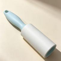 Compact Lint Roller: 10cm Tear-Off Dust Remover for Clothing and Household Use white