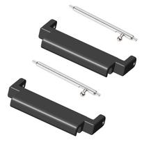 18mm-20mm Dirželio Metalinis Jungtis, Tinka Įvairiems Laikrodžiams juoda