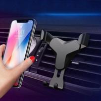 Gravity Car Phone Holder Air Vent Stand Mount Cradle For Mobile Phone Universal gray