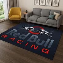 Klasikinis R-Red B-Bull Lenktyninis Automobilis Moto Kilimas-Takelis Miegamajam Svetainei Sofai Namų Dekoras, Vaikų Plotas Kilimas Neslystantis Grindų Kilimėlis Dovana 40x60cm