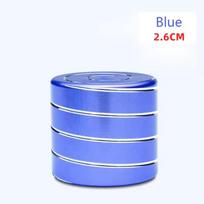 Stalinis dekompresinis besisukantis nerūdijančio plieno cilindrinis giroskopas, biuro stalo fidget dovana, optinė iliuzija, tekantis pirštų žaislas blue