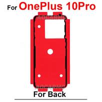 For OnePlus 6 6T 7 7T 8 8T 9 10 Pro 9R 9RT Nord Rear Door Housing Back Cover Adhesive 1+8Pro Sticker Tape Glue OnePlus 10Pro red