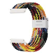 20mm 22mm Band for Samsung Galaxy Watch 7/4/6 classic/5 Pro/Gear s3 44mm 40mm Nylon braided bracelet correa Galaxy watch 6 strap 22mm watch band black