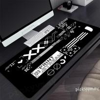 Pelės padėkliukai Printstream Stalo kilimėliai Kompiuterio pelės padėkliukas Įmonės Didelis stalo padėkliukas xcm Dideli žaidėjų pelės padėkliukai PC žaidėjo pelės kilimėlis Csgo 900x400x2mm