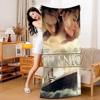 Retro Nordic Classic Movie Titanic Microfiber Printed Beach Towel Mountain Climbing Yoga Beach Swimming Running Soft Towel 30x30cm brown