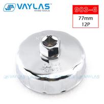 1/2  kvadratinis pavaros lizdas. Plienas 77mm Alyvos filtro raktas dangtelis Korpuso įrankis Nuėmiklis 12 griovelių 903-6 Universalus Renault Chery