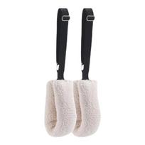 2Pcs Home Gym Workout Belts Bands Adjustable Pilates Straps Workout Tools Women Men Stuffed Fitness Straps Enduring 1 white