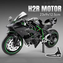 1:9 Kawasaki ZX-10R Ninja H2R Motociklų Modeliai Žaislai Metaliniai Lieti Ratukai Amortizacija Miniatiūriniai Motociklai Suaugusiųjų Dovanoms gray