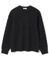 MILLO ARCHIVE Draft Rhombus Knit [Black] Black/Xl