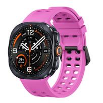 Sportinis silikoninis dirželis Samsung Galaxy Watch Ultra 2 2026 47mm Juosta Apyrankė Galaxy Watch Ultra 2025/2024 47mm Apyrankė Galaxy Ultra 47mm pink