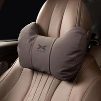Automobilio galvos atramos kaklo apsauga juosmens atrama zomšas medvilnės sėdynės pagalvėlė Tinka Xiaopeng Xpeng G6 G9 P5 P7 G3 X7 X9 2024 2025 1pcs TZ MOKA BROWN gray
