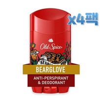 Bearglove Old Spice Bearglove Antiperspirant 73g x 4 pcs 73g red