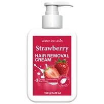 Water Ice Levin Strawberry Gentle Hair Removal Cream 150g Hydrating Moisturizing Smooth Skin Comfort Body Depilatory Cream balta