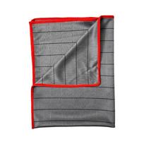 1Pcs Carbon Microfiber Cleaning Cloth Lint Free Reusable Kitchen Dish Cloth Glass Window Polishing Streak Free Miracle Clean Rag raudona