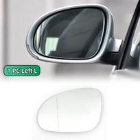 For VW Golf MK5 2003-2008 Left Passenger Side Door Wing Mirror Glass Heated Convex 1pc Left gray