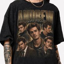 Andrew Garfield Inspired Vintage Shirt, Retro 90s Actor Collage Tee, Cinema Lover Gift, Unisex Graphic T-Shirt M brown