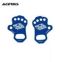 Fitness Palm Protectors, Battle Rope Training Anti-Blister Palm Pads, Cycling Sports Anti-Wear and Anti-Callus Palm Protectors L mėlyna