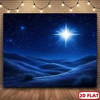 Starry sky background with twinkling stars and traces of radiating light, New Year's Eve, birthday party decoration 98×71inch/250*180cm