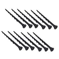 ABYN-For Robotic Lawn Mower Accessories 12 Pcs Ground Screws Charging Station Garage Plastic Anchors Garden Outdoor Installation juoda