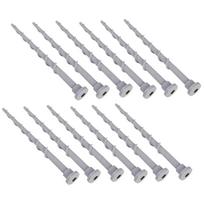 ABYN-For Robotic Lawn Mower Accessories 12 Pcs Ground Screws Charging Station Garage Plastic Anchors Garden Outdoor Installation
