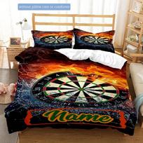 Dart Board Duvet Cover Soft Bedding Set For Bedroomdorm Personalized Name Threepiece Set 1 Duvet Cover And 2 Pillowcases Perfect Gift For All Seasons 220cmx240cm