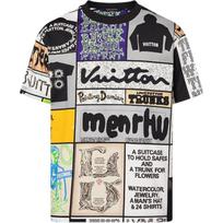 Louis Vuitton 2010s Fanzine crew-neck short-sleeve T-shirt 1AFB84 L0 gray