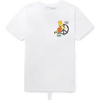 OFF WHITE x The Simpsons/, T Shirt Men's White Regular Fit OMAA027S191850340188 S white