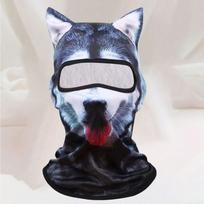 Breathable Fabric Balaclava Mask Ice Silk Neck Gaiter Breathable Cooling Face Mask  For Cycling 4 gray