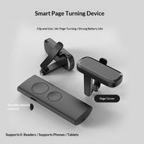 Portable Wireless Page Flipping Clicker Easy Operation Bluetooth Remote Works With Ebook Reader Phones Tablets For Reading gray