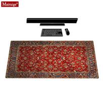 Persian Carpet Gaming Accessories Mouse Mat Memo Pad Computer Desk Xxl Mouse Pads Large Mousepad Mice Extra Large for Bears Pc 290X250X2MM mėlyna